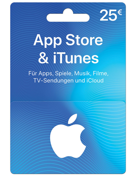 Achetez Cartes App Store 25 Euro - Gaming Store Maroc