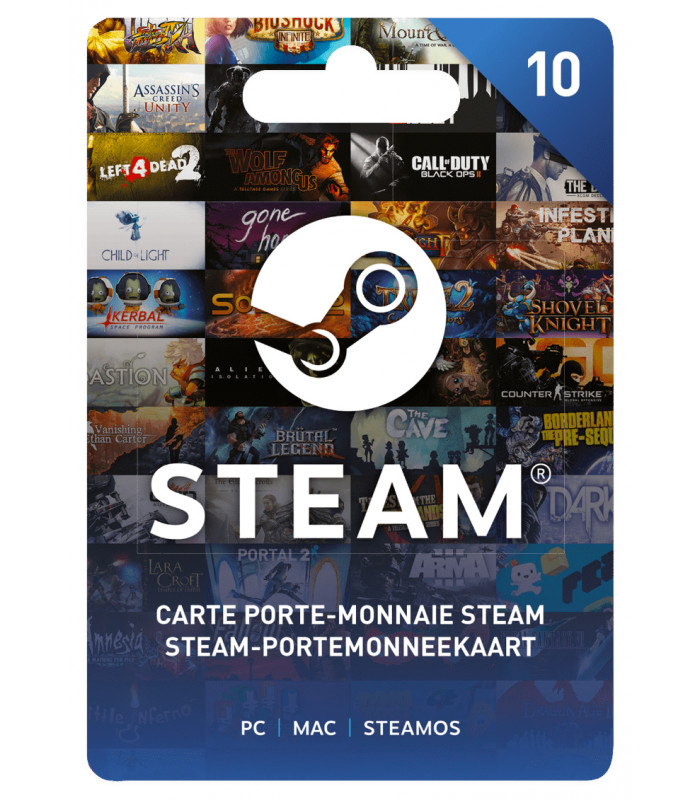 Carte Cadeau Steam 10€