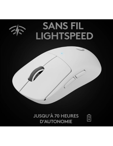 Achetez G PRO X Superlight Souris LOGITECH Blanche - Meilleurs Prix au Maroc