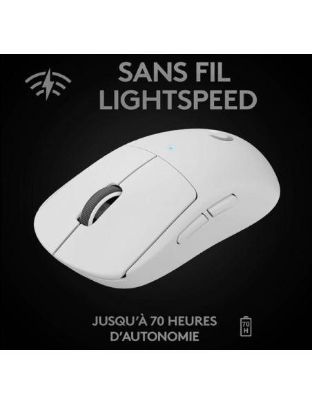 Achetez G PRO X Superlight Souris LOGITECH Blanche - Meilleurs Prix au Maroc
