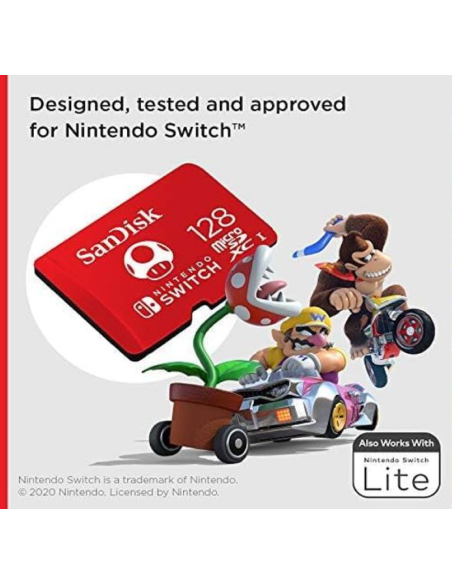 SanDisk microSD 128 Go Nintendo – Prix Maroc