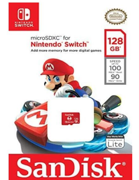 SanDisk microSD 128 Go Nintendo – Prix Maroc