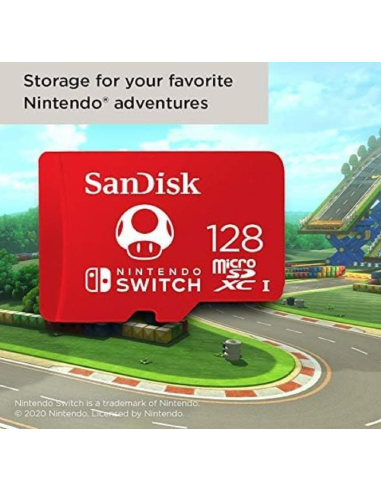 SanDisk microSD 128 Go Nintendo – Prix Maroc
