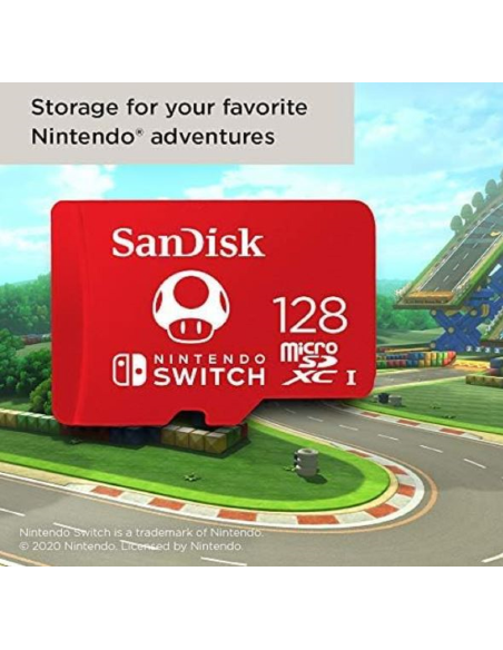 SanDisk microSD 128 Go Nintendo – Prix Maroc