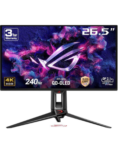 Moniteur Gaming ASUS ROG "PG27UCDM" Oled 4K à 240 Hz - Gaming Store Maroc