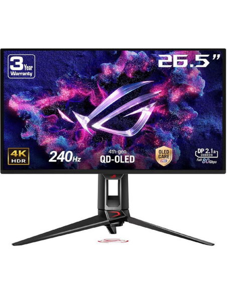 Moniteur Gaming ASUS ROG "PG27UCDM" Oled 4K à 240 Hz - Gaming Store Maroc