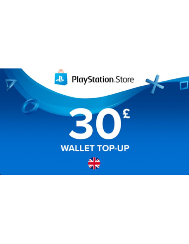 Carte cadeau PlayStation Store 30 GPB United Kingdom |Gaming Store Maroc