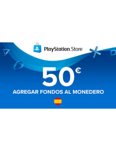 Carte PSN 50 EUR Espagne - Prix Maroc