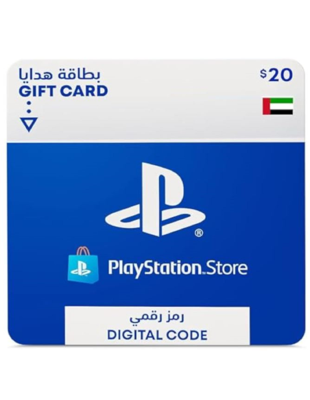 Code PSN 20 USD UAE Instantané pour PlayStation Store au Maroc