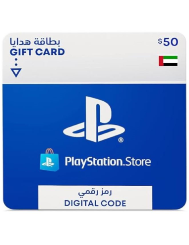 Cartes cadeaux PlayStation Store 50$ UAE Emirate - Prix Maroc