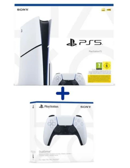 Ps5 Slim Standard + 2ème Manette |Meilleurs Prix Maroc
