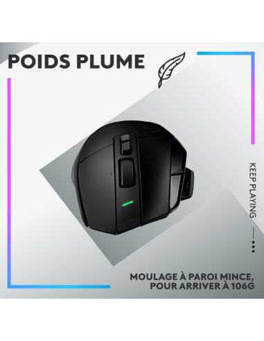 Achetez Souris LOGITECH G502 X PLUS sans fil  LIGHTSPEED a Prix intéressant au MAROC