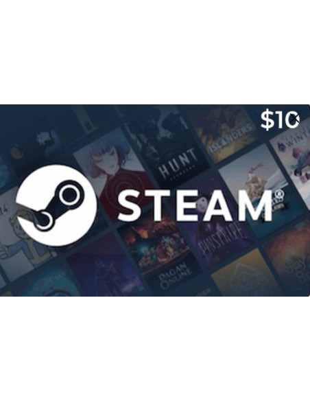 Steam Gift Card 10$ Maroc – Carte Steam 10 USD USA