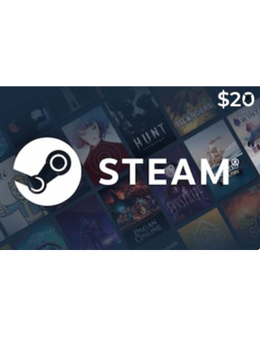 Achetez Cartes-cadeaux Steam 20$ United States -Meilleurs Prix Maroc