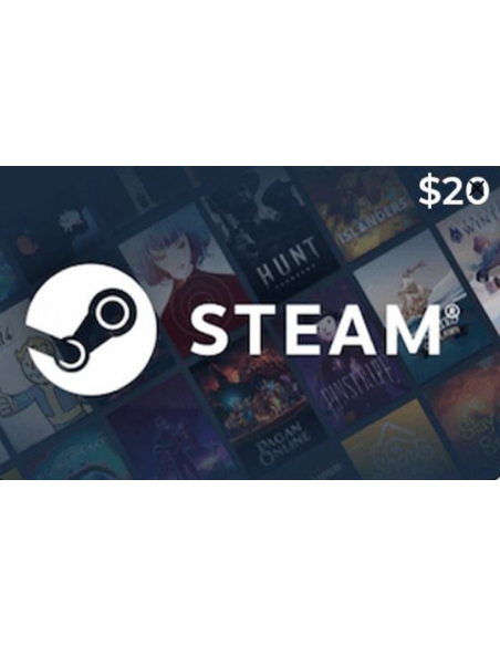 Achetez Cartes-cadeaux Steam 20$ United States -Meilleurs Prix Maroc