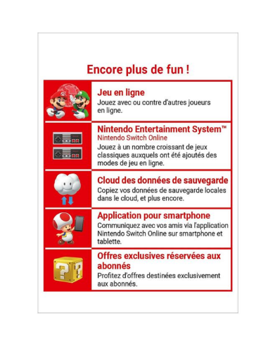 Nintendo Switch Online 3 Mois Maroc – Abonnement 90 Jours