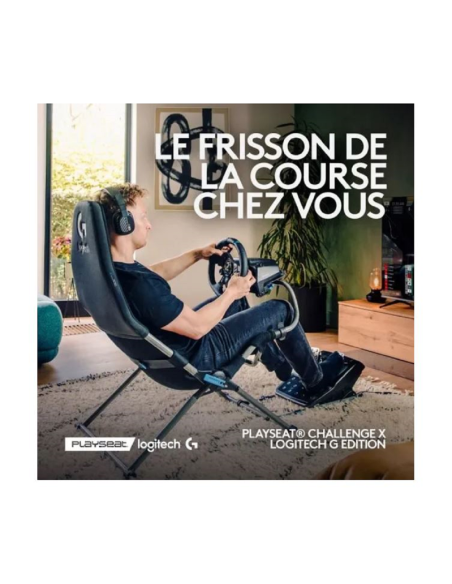 Playseat Challenge X Logitech Maroc | Cockpit Sim Racing